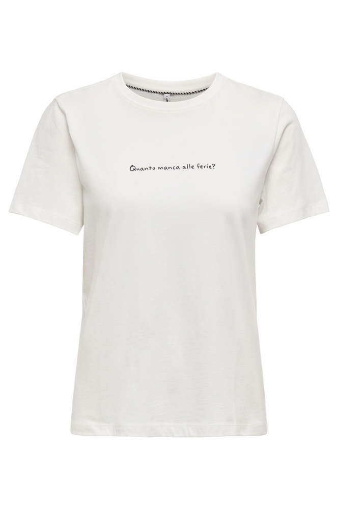 ONLLEXI S/S REG TEE CS JRS 15362488 CLOUD DANCER/QUANTO